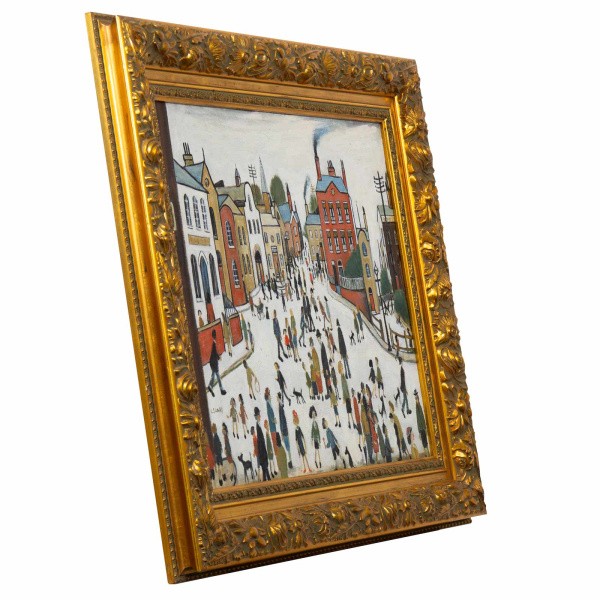 Street Scene after L.S.Lowry by David Henty, original painting
