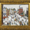 Street Scene after L.S.Lowry by David Henty, original painting