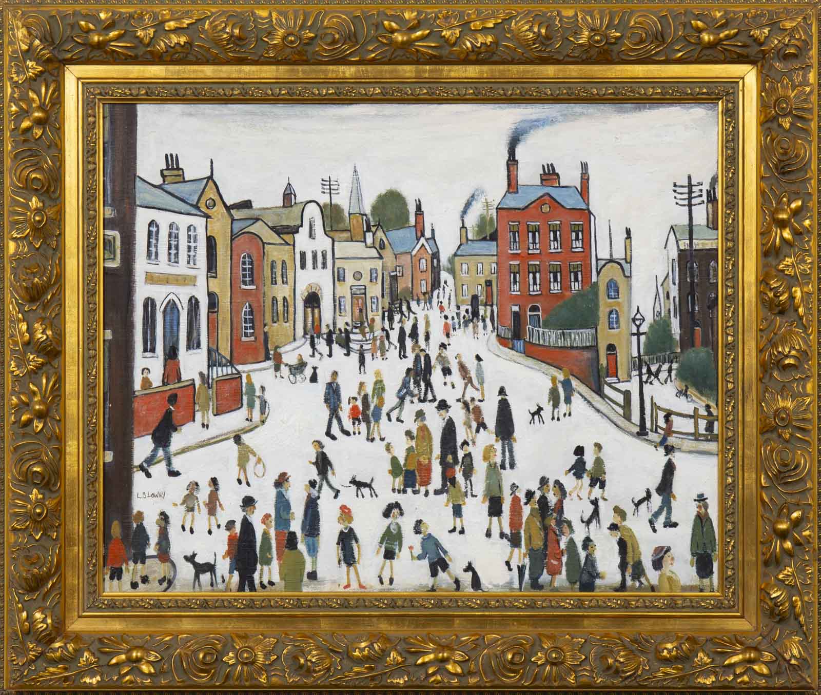 Street Scene after L.S.Lowry