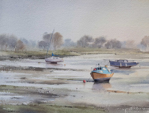 Soft Sunlight, Fishbourne Channel, Oliver Pyle