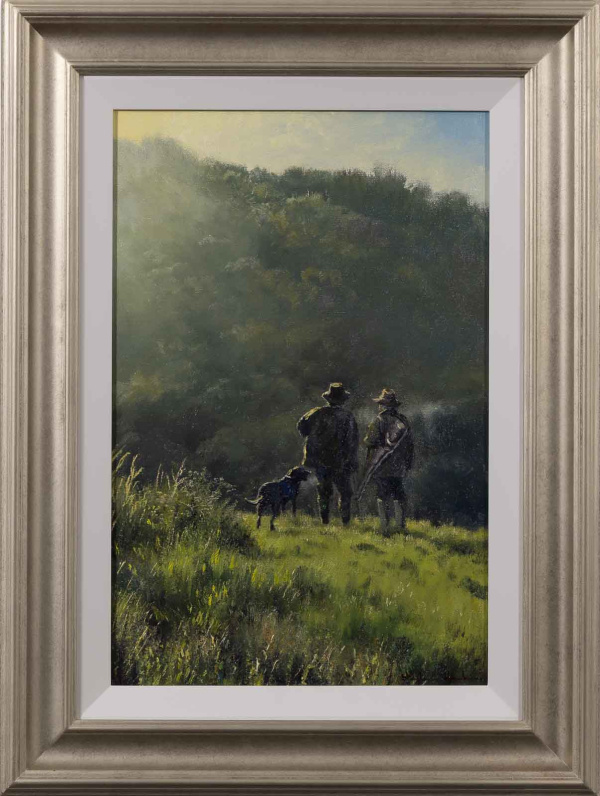 Winter Walks With You by Stephen Hawkins, original painting