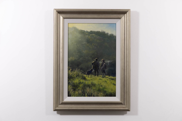 Winter Walks With You by Stephen Hawkins, original painting