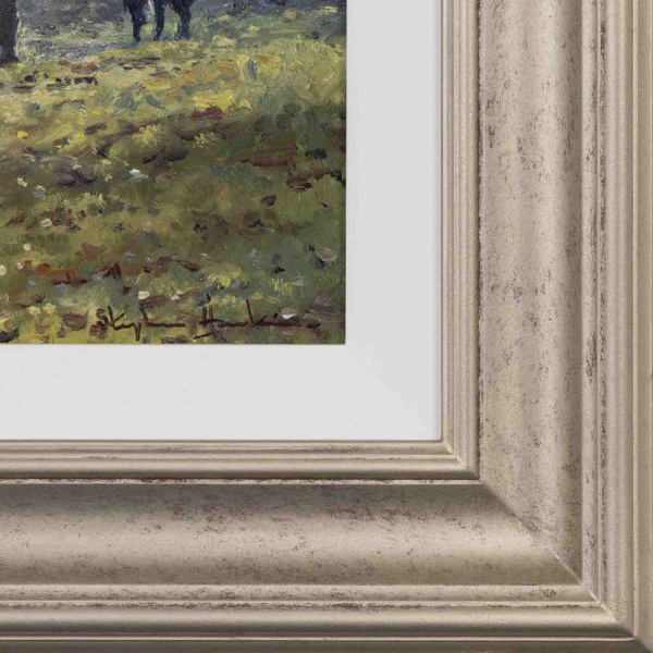 Bathed In Sunlight by Stephen Hawkins, original painting, detail