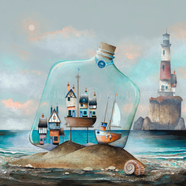 Ammonite by Gary Walton, limited edition print
