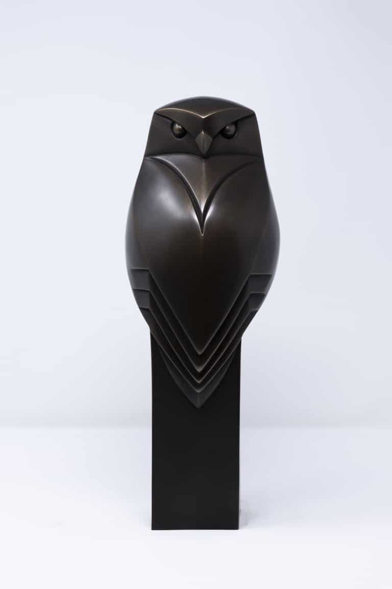 Little Owl (Bronze Finish) by Paul Harvey