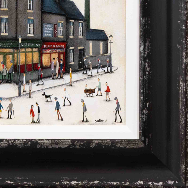 The Heart Of Our Town (Original) by Sean Durkin, original painting, detail