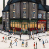 The Heart Of Our Town (Original) by Sean Durkin, original painting, detail