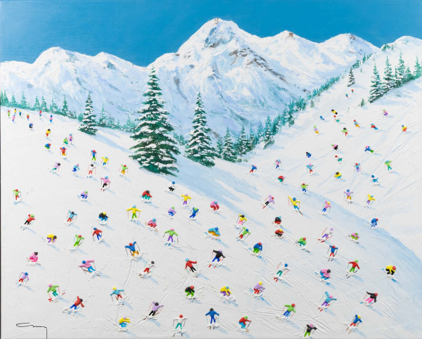 Pine Line by Antonio Navarro (Casimiro), original painting