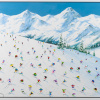 Snowy Top by Antonio Navarro (Casimiro), original painting