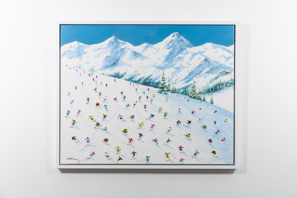 Snowy Top by Antonio Navarro (Casimiro), original painting
