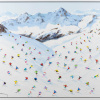 Magnificent Ski Run by Antonio Navarro (Casimiro), original painting