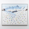 Magnificent Ski Run by Antonio Navarro (Casimiro), original painting