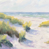 Dune Study V by Matthew Cordwell, original painting, detail