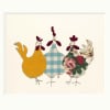 Spring Chickens by Anna Wright, limited edition print