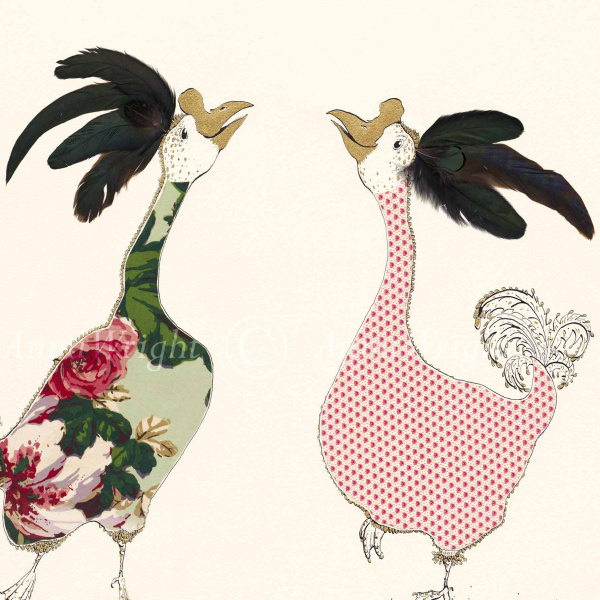 Let’s Dance by Anna Wright, limited edition print, detail