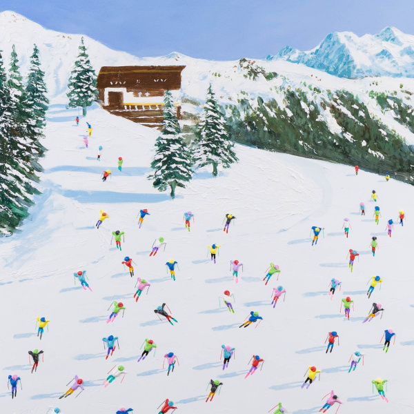 Kitzbühel by Antonio Navarro (Casimiro), original painting