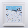 After Lunch We Ski by Paola Cassais, original painting