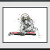 DJ Man Cub II by Scott Tetlow, limited edition print