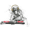 DJ Man Cub II by Scott Tetlow, limited edition print