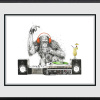 DJ Man Cub III by Scott Tetlow, limited edition print