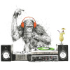 DJ Man Cub III by Scott Tetlow, limited edition print