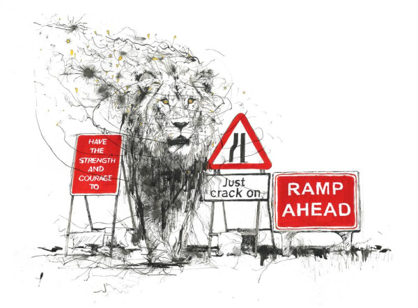 Just Crack On by Scott Tetlow, limited edition print