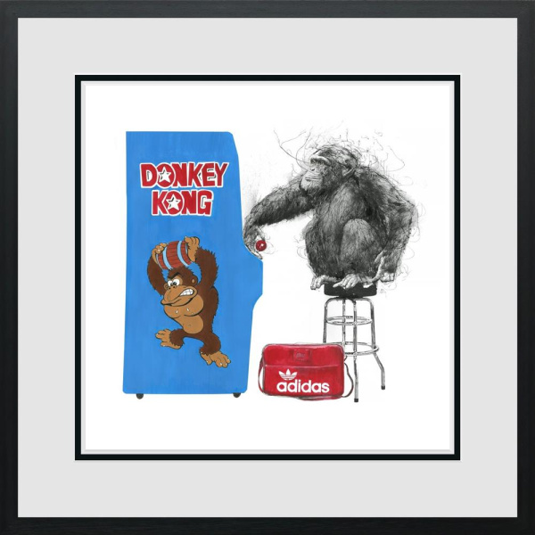 Donkey Kong by Scott Tetlow, limited edition print