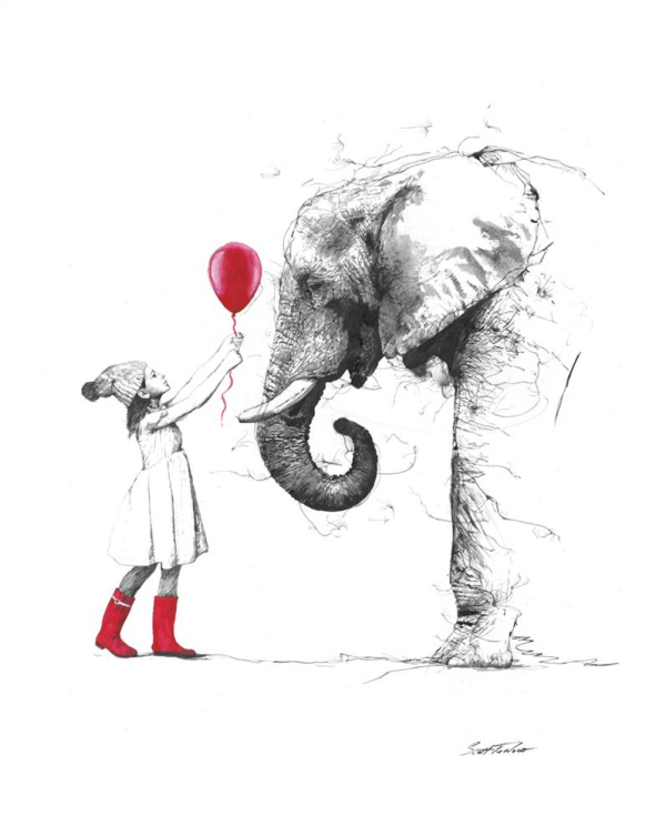 The Gift by Scott Tetlow, limited edition print