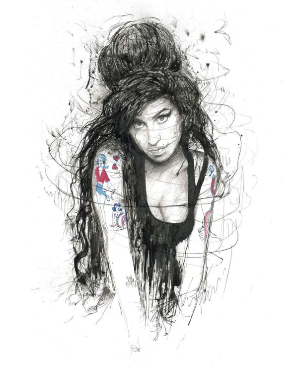 Amy by Scott Tetlow, limited edition print
