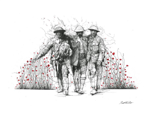 Brotherhood by Scott Tetlow, limited edition print