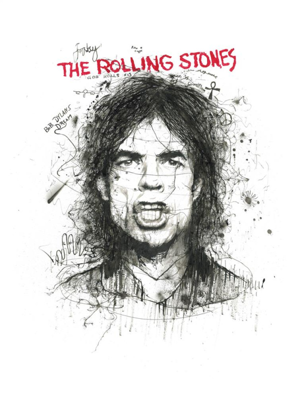 Moves Like Jagger by Scott Tetlow, limited edition print