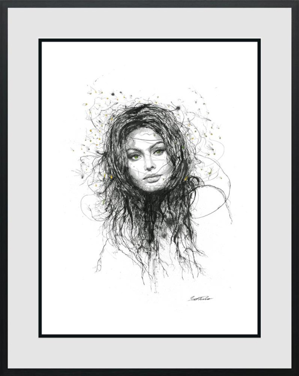 Sophia Loren by Scott Tetlow, limited edition print