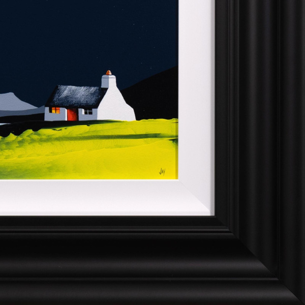 A Moment Between by Jay Nottingham, original painting, detail