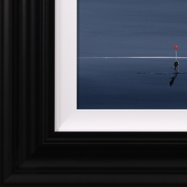 Lover’s Embrace by Jay Nottingham, original painting, detail