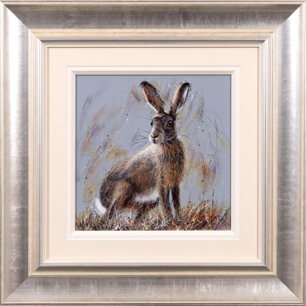 Alert Hare by Ruby Keller, original painting