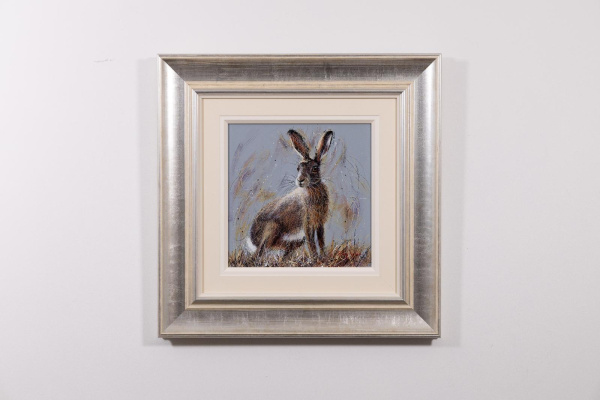 Alert Hare by Ruby Keller, original painting