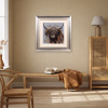 Are You Talking To Me? by Ruby Keller, original painting, in room