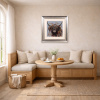 Are You Talking To Me? by Ruby Keller, original painting, in room