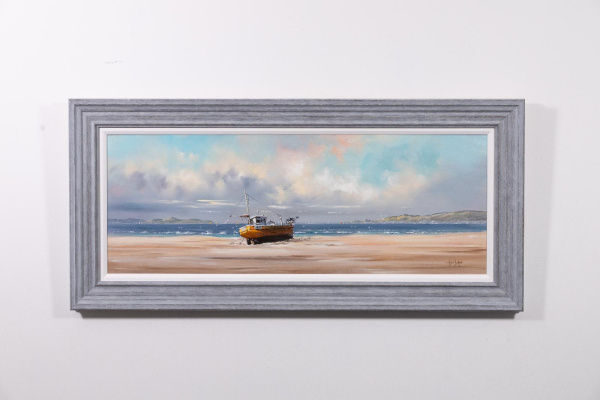 Boat At Rest by Allan Morgan, original painting