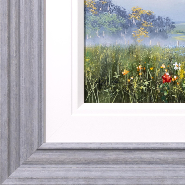 Countryside Pleasures by Allan Morgan, original painting, detail