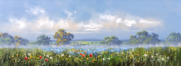 Countryside Pleasures by Allan Morgan, original painting
