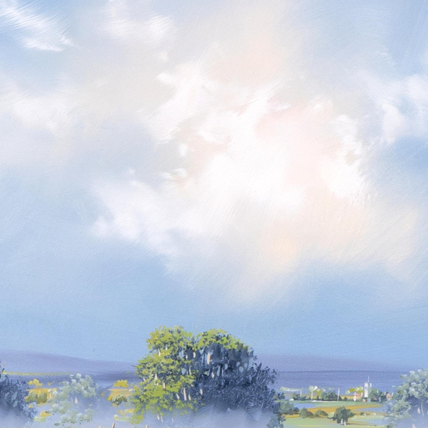 Roots Of The Land by Allan Morgan, original painting, detail