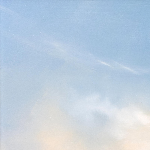 Whispering Horizon by Allan Morgan, original painting, detail