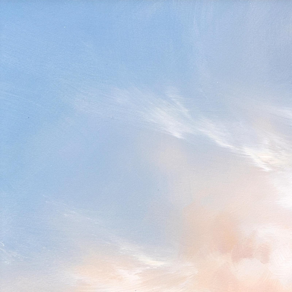 Where The Light Comes To Rest by Allan Morgan, original painting, detail