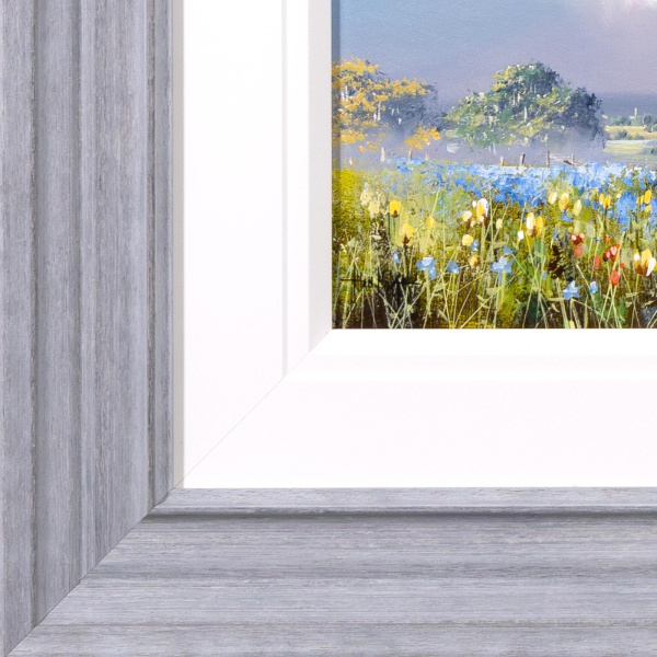 The Scenic Route Home by Allan Morgan, original painting, detail