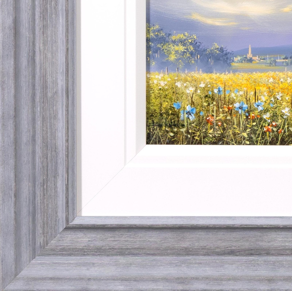After The Rain by Allan Morgan, original painting, detail