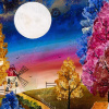 Nothing Fancy, Just Magic by Rozanne Bell, original painting