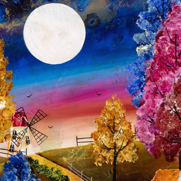 Nothing Fancy, Just Magic by Rozanne Bell, original painting