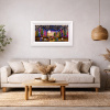 Everything Looks Better Right Now by Rozanne Bell, original painting, in room