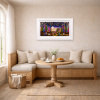 Everything Looks Better Right Now by Rozanne Bell, original painting, in room